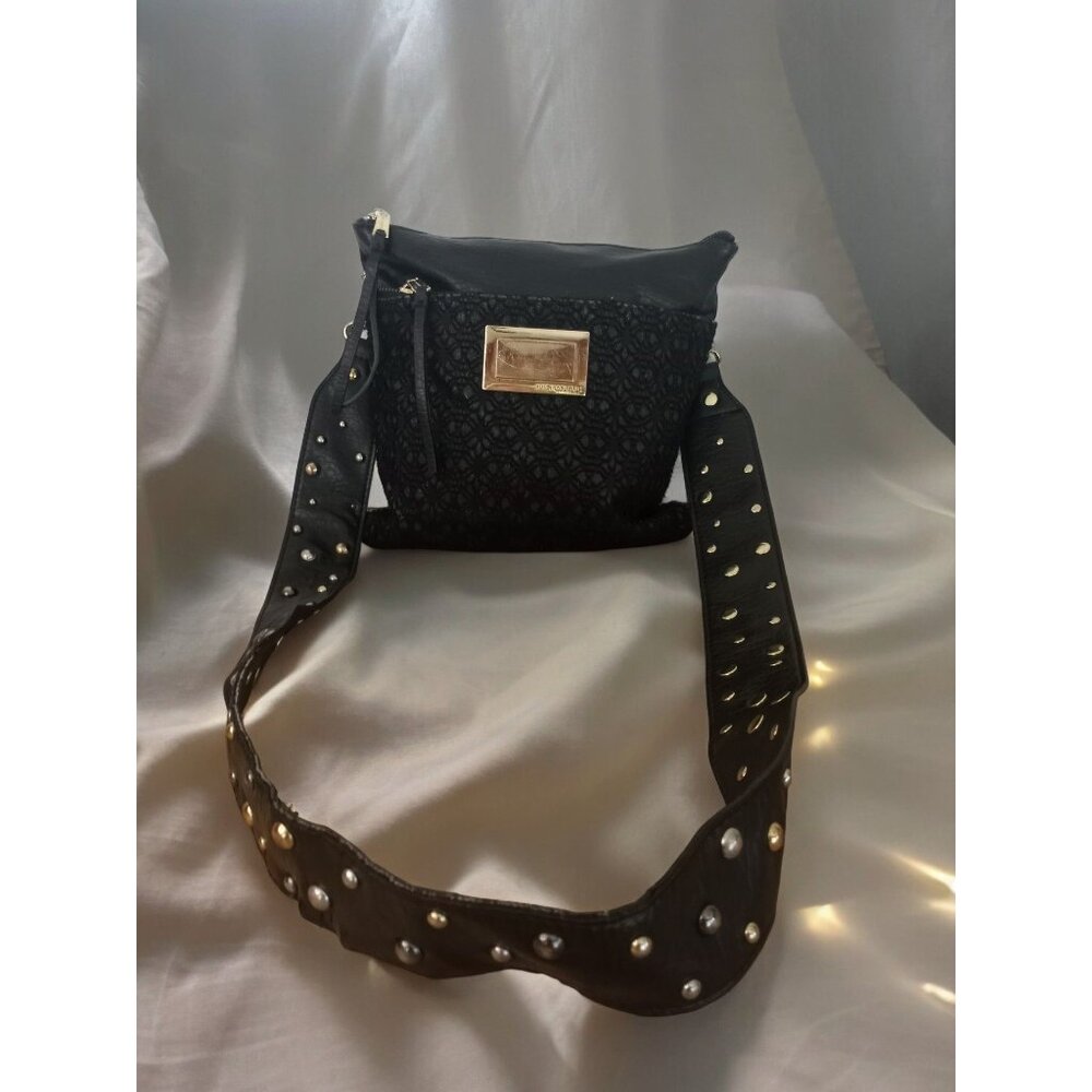 Juicy Couture Leather Studded Strap Crossbody  Bag